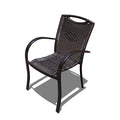 Wholesale Outdoor Furniture Rattan Furniture Balcony Chair Wicker Chairs Hot Sale Aluminium Alloy Garden Chair