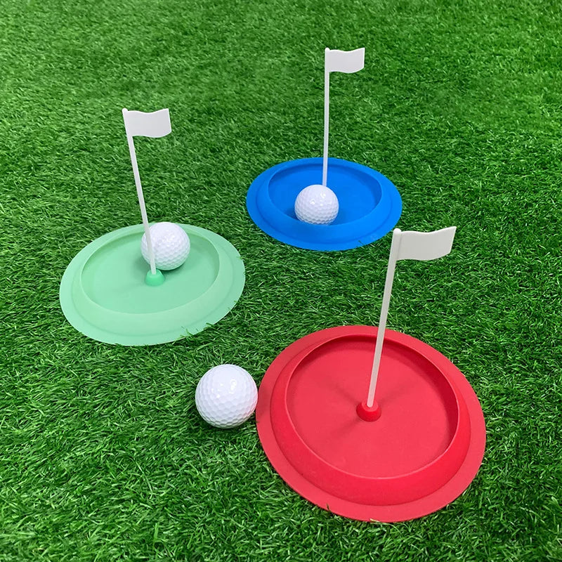 Flexible Soft Rubber Golf Putting Cups for Indoor Mini Golf