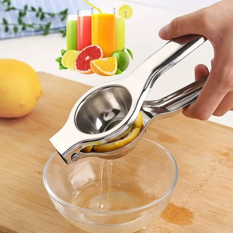Stainless Steel Fruit Juicer Hand Press Premium Lemon Citrus Orange Juicer Stainless Steel Lime Squeezer Juicer Tool