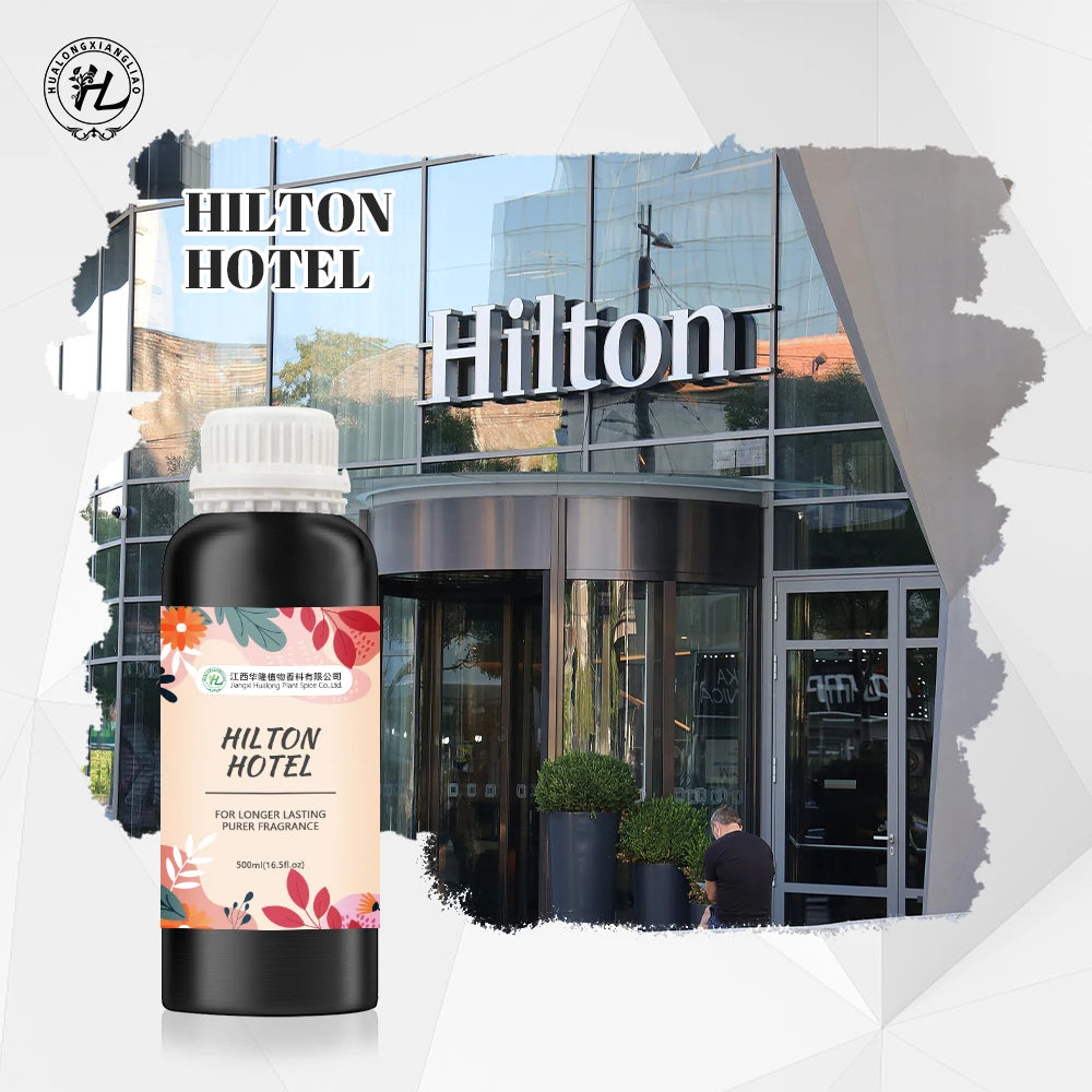HL- Hilton Hotel Signature Scent Fragrance Inspired Supplier500ml White Tea & Thyme Smell Aroma Oil for DIY Room Air Freshener