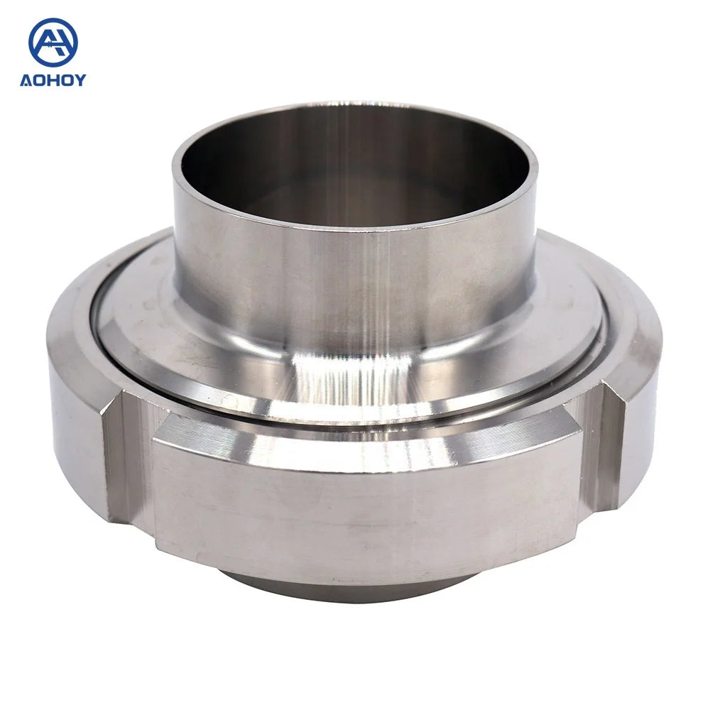 Aohoy Dairy OEM Wholesale Bulk Order Sanitary Stainless Steel DIN 11850 Raccordi SS 304 316L Thread Weld Union