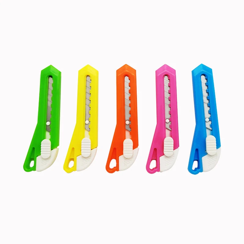 Stainless Steel Candy Color Utility Mini Knife Wallpaper Cutter Knife Unpacking Express Artifact Utility Knife