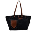 High-capacity Hand Bags Washdable Canvas Tote Bags Retro Denim Jeans Shoulder Bag Purses and Handbags