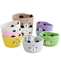 Multifunctional Cute Small Creative Handmade Cotton Rope Laundry Basket for Organizing