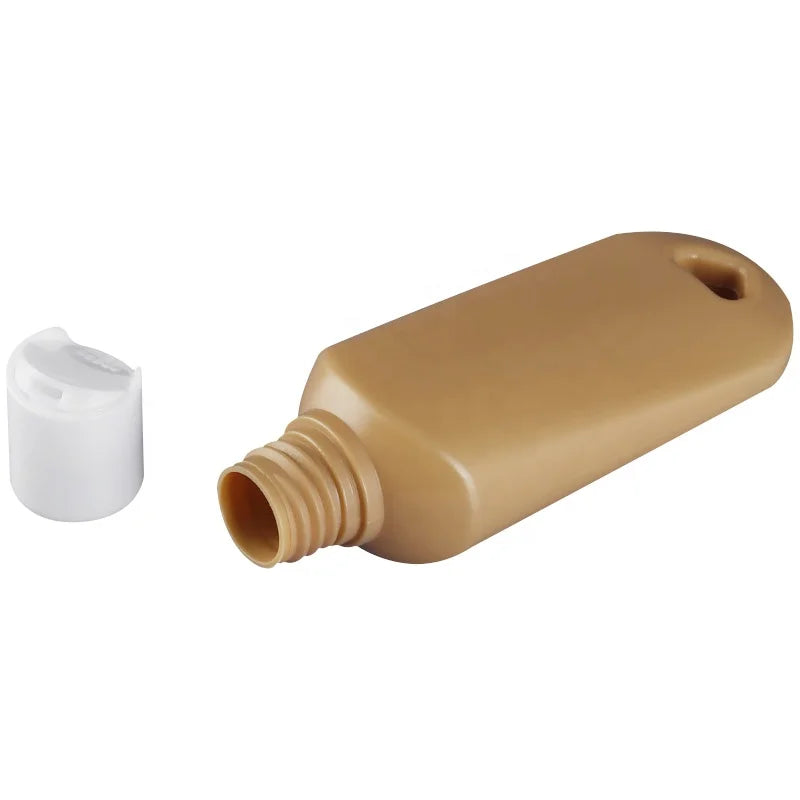 Manufacturer Wholesale 50ml Transparent Emulsion Skincare Cream Plastic Bottle Crown Cap Sealing for Personal Care Screen