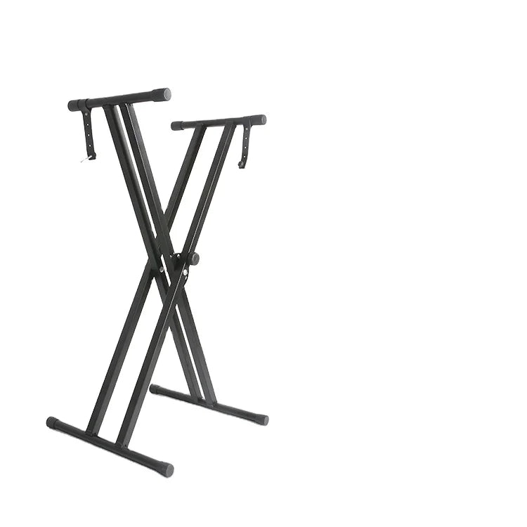Factory Direct Q-2XC-1 Adjustable Double X Keyboard Stand for Piano - Professional Keyboard Instruments Musical Accessories