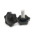 China Wholesale Black Star Head Adjustable Threaded Stud Screws Bolt for Furniture Hardware M4 M6 M8 M10 Plastic Knobs Handles