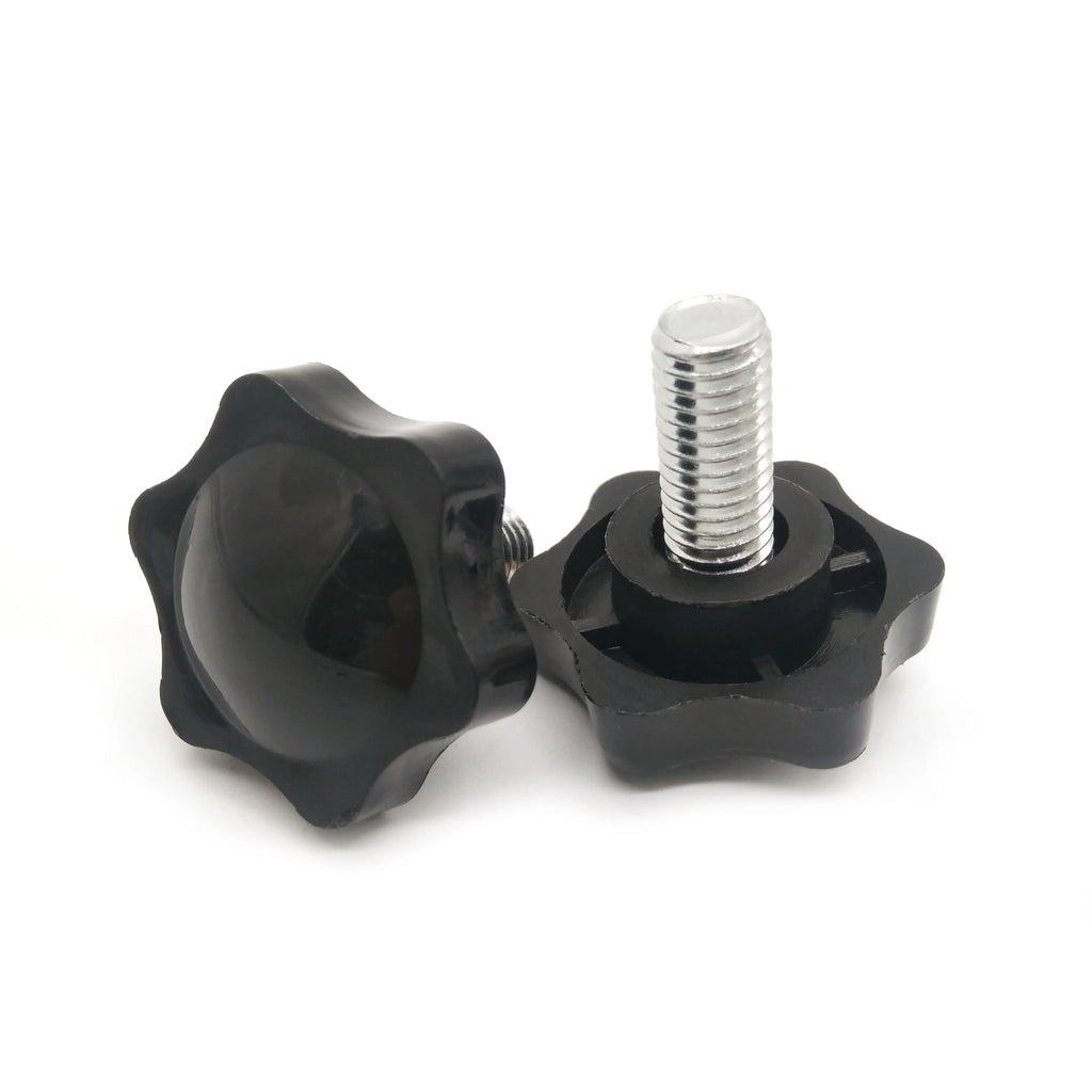 China Wholesale Black Star Head Adjustable Threaded Stud Screws Bolt for Furniture Hardware M4 M6 M8 M10 Plastic Knobs Handles