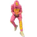 KY Tall Friendly Raw Edge Puff Embroidery Patch Custom Hoodies With Puff Print Heavy Weight Men Joggers Sets Training Wear