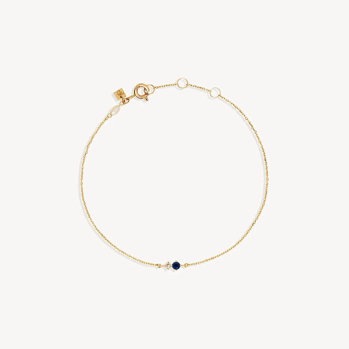 18K Gold Electroplated Stainless Steel Bracelet Twelve Chinese Zodiac Signs Birthstones Zircon Main Excellent Color Retention