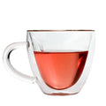 Wholesale  Luxury Creative Heart Shape Glass Coffee & Tea Set for Wedding Origin