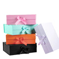Magnetic Cardboard Clothing Cosmetics Folding Gift Magnetic Box Packaging Magnetic Gift Packing Box With Ribbon