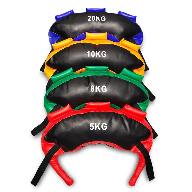 Fitness Weighted Croissant Burst Squat Exercise Package THYFIT PU Leather Bulgarian Power Bag