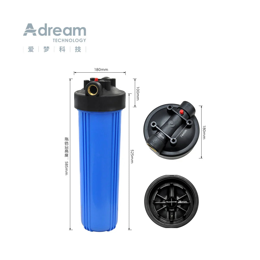 BB Big Blue Jumbo 20 Inch 5micron 20'' pp Drinking Water Ro Filter Cartridge Housing