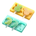 Hot Selling Eco-friendly Food-Grade Silicone Popsicle Mold Easy Release BPA Free Ice Cream Mold Maker