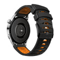 Quickfit 22mm 26mm Garmin Watch Band Double Color Silicone Wrist Strap for Fenix 7 7x 5/5X/5Plus/6/6X Watches