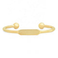 2022 New Custom Bracelet Stainless Steel Gold Bangle Stainless Steel Initial Bracelet