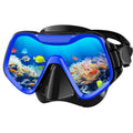 Rentong Factory Price Tempered Glass Snorkel Mask Custom Factory Price Adult Silicone Snorkel Mask for Snorkeling Equipment