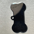 Black Aluminum Medical VIN ID Plate Replacement Tag for Trailers with Serial and GVWR Bone Shape Data Tin Plaque for Gifts