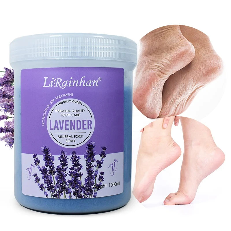 Custom Factory Supply Mineral Foot Soak Salt for Professional Salons Tea Tree Oil Foot Soak with Epsom Salt
