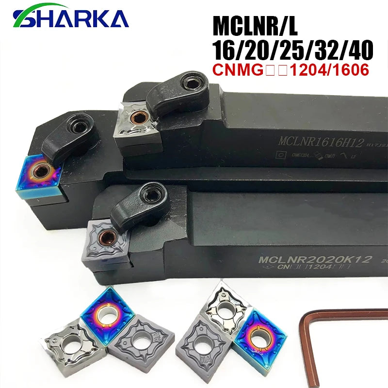 SHARKA Lathe Machine Tool Holder MCLNR  MCLNL MCLNR2020 MCLNR2525 MCLNR3232 MCLNR1616 Cutting Tool