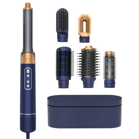 Custom Hot Selling Dual Voltage Hot air Brush (5-in-1) Video One-step Hair Dryer 5 in 1 Hair Dryer Electric Hot air Brush