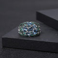 Abiding Natural London Blue Topaz Nano Emerald Green Unique Design Engagement Anniversary 925 Sterling Silver Ring for Women