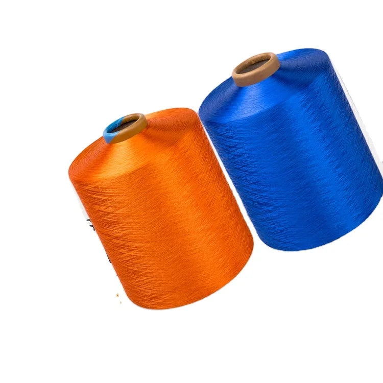 100% Polyester DTY Yarn 150D/48F Texturized Linen Like for Sewing & Embroidery Eco-Friendly High Tenacity Yarn MegaBDM