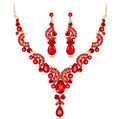 Vintage Floral Shape Fancy Long Chain Bridal Necklace Heavy Link Chain made of Zinc Alloy for Anniversary Occasions