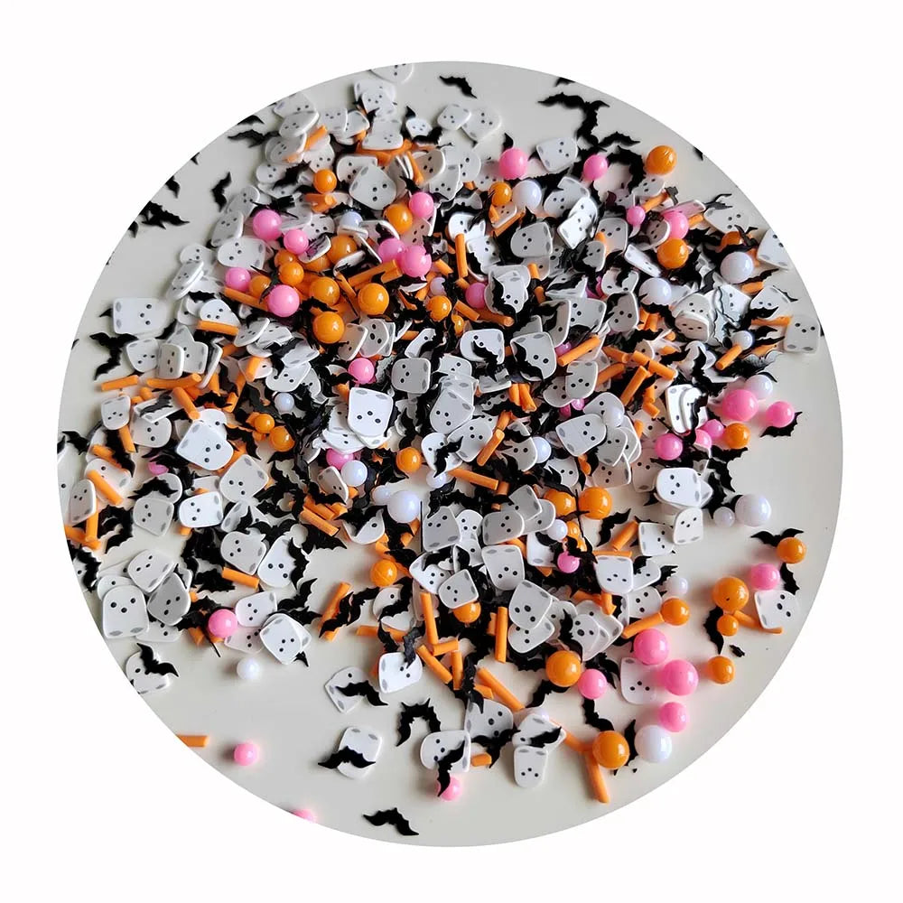 1kg Mini Soft Clay Cartoon Charms Handmade Slime Fillers DIY Crafts Custom Jewelry Making Festival Decor
