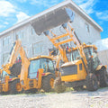 4 Wheel Drive New Backhoe and Loader Tractors Backhoe Loader 4x4 Backhoe for Sale