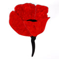 Romantic Rose Dress Accessory Sequin Couple Elegant Passionate Gold Hand Bags Ladies Party FS Red Flower Acrylic Brooch-for Gift