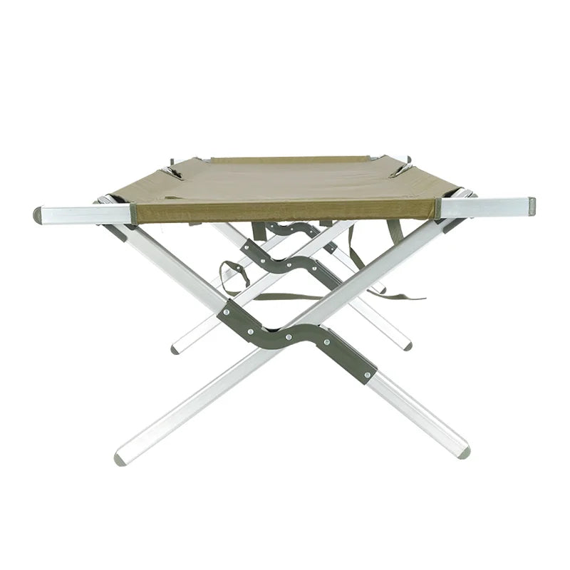 HITREE Iron Frame Camping Folding Bed Sleeping Bed Camping Cot Portable Sport Camping COT With Free Storage Bag