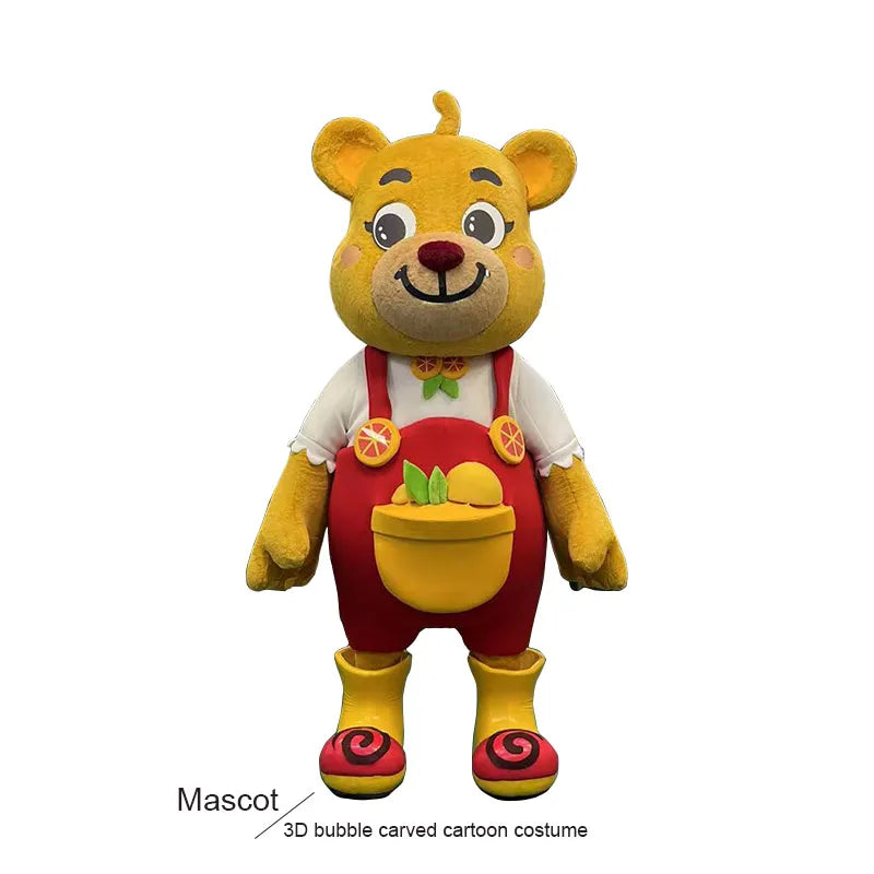 Factory Custom Mascot Design 3D Bubble Carved Cartoon Mascot Costume Company logo Doll Animation Costume Props Shows