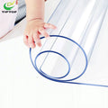 Tiptop Transparent Soft PVC Film Roll Flexible Clear Vinyl Sheet Material for Packaging Cover and Stationery Use