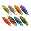 Glittering Metal Spoon Lure Blanks Midwater Artificial Fishing Baits for Salmon River Lake & Stream-Printed Condition