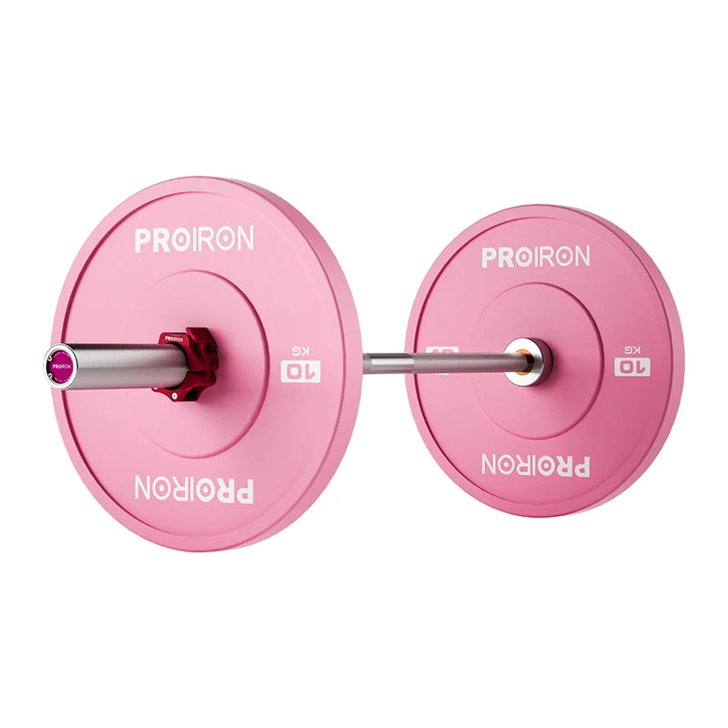 PROIRON Sell Well Weight Gym Fitness Economic Competition Color Steel Rubber Bumper Plate