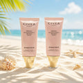 Custom 30ml Soft Oval PE BB Cream & Sunscreen Container Acrylic Screw Cap Glossy Surface UV Printing for Cosmetics