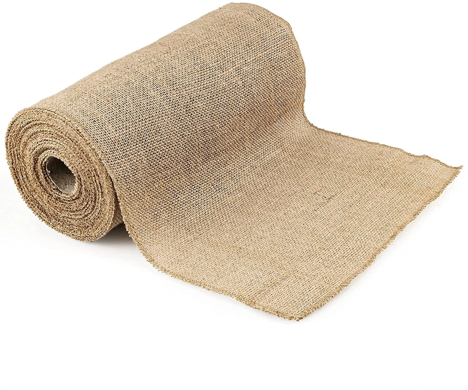 Burlap Fabric Roll Jute Fabric Hessian Roll for Crafts 12 Inches 10Y Long