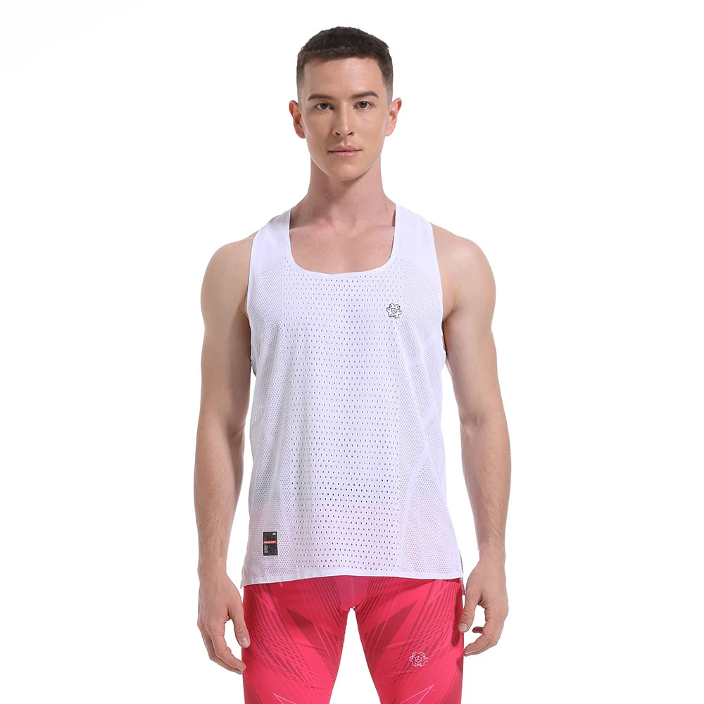 Custom Running Singlet Lightweight Marathon Tank Top Breathable Workout Sleeveless Shirt