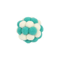Hot Selling Colorful Rainbow Plush Cat Toy Bouncy Bell Ball Cat Toys Pet Supplies for Boredom Relief