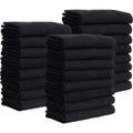 Wholesale 100% Cotton Bleach Proof Salon Towels Solid Color Luxury Style Custom Logo Gym Spa Beauty Hair Care Bulk Supplies