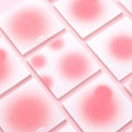 Creative Gradient Pink 50-Page Pink Memo Pads Office Kawaii Stationery with Loose Leaf Feature