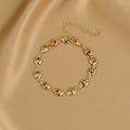 Fashion Cheap Brass Alloy Ladybug butterfly Heart Five Point Star Chain Bracelet Jewelry for Women