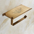 European Style Antique Mobile Phone Paper Towel Holder Paper Roll Toilet Waterproof Bathroom Accessory Wall Mounted XR-GZ-9905