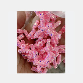 Wholesale 1.2mm 2mm Glitter Sequins Rhinestones Soft Tube Cord Rope String DIY Clothing Shoes Hat Jewelry Bracelet Party Decor