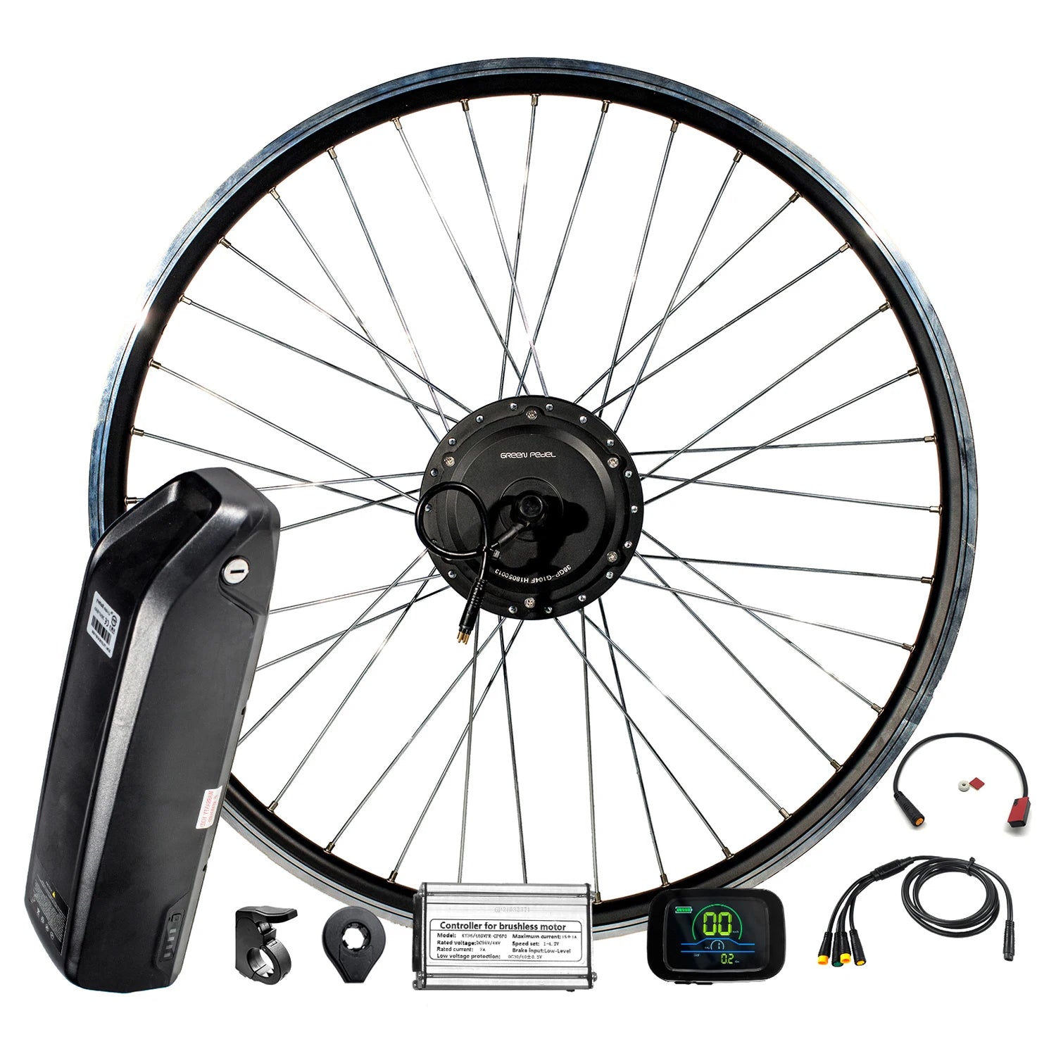 GreenPedel 2026 New Innovations 48v 350w Convertion Kit Electric Bike with Battery