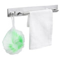 Modern Stainless Steel 304 Hotel Bathroom Towel Bar Self-Adhesive Towel Holder with Brushed Finish for Kitchen Use
