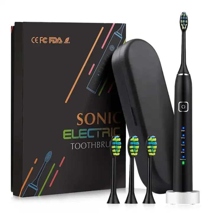 Adult Sonic Electric Toothbrush Wireless Charging Intelligent Automatic Whitening and Cleaning Teeth 7 Waterproof