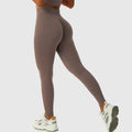 Custom Recycled Seamless Breathable Gym Fitness Workout Pants 4-Way Stretch Elegant Quick Dry Women High Waist Yoga Leggings